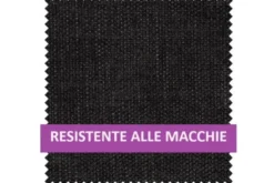 Poltroncina moderna imbottita nera BARI