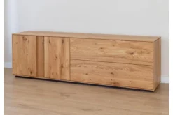 Porta TV grande rovere massello stile moderno
