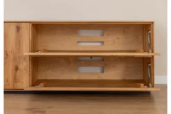 Porta TV grande rovere massello stile moderno