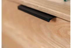 Porta tv sospeso rovere massello design moderno