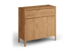 Scarpiera moderna in rovere massello naturale