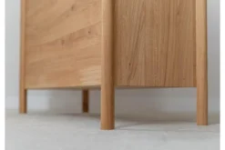 Scarpiera moderna in rovere massello naturale