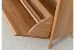 Scarpiera moderna in rovere massello naturale