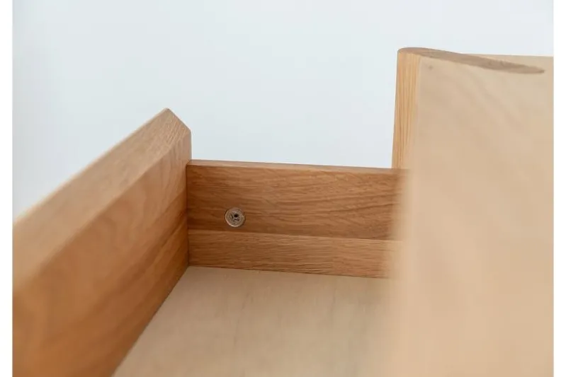 Scarpiera moderna in rovere massello naturale