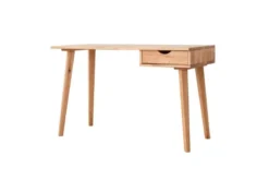 Scrittoio in legno naturale massello oliato