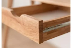 Scrittoio in legno naturale massello oliato