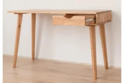 Scrittoio in legno naturale massello oliato