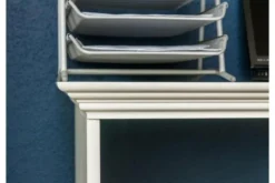 Scrittoio shabby chic in pino massello bianco