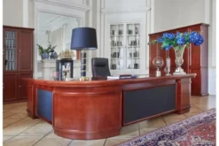 Scrivania angolare classica 280 cm PRESTIGE B810