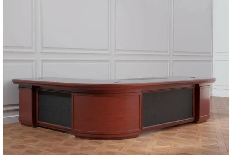 Scrivania angolare classica 280 cm PRESTIGE B810