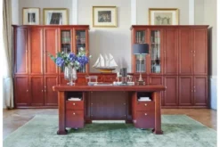 Scrivania classica da ufficio direzionale PRESTIGE B630 1,6 Metri