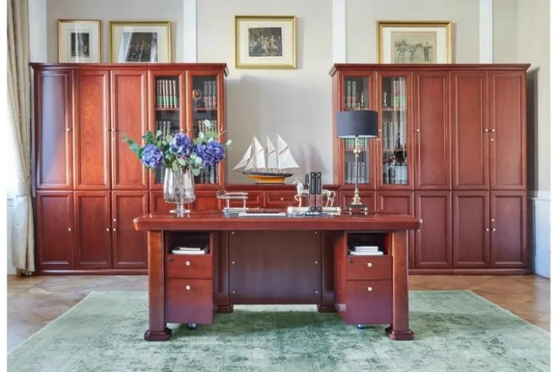 Scrivania classica da ufficio direzionale PRESTIGE B630 1,6 Metri