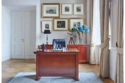 Scrivania classica per ufficio PRESTIGE B420 1,2 Metri