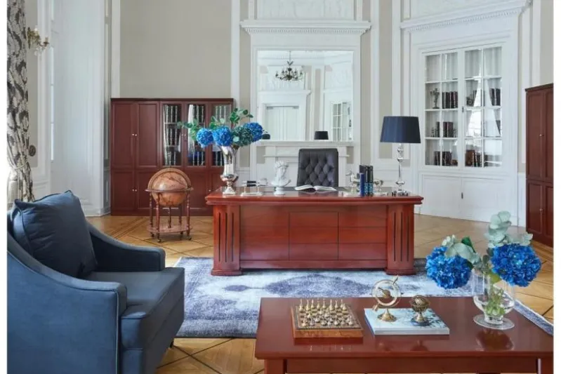Scrivania classica ufficio direzionale PRESTIGE B610 2 Metri
