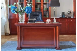 Scrivania da studio classica in legno PRESTIGE B620 1,3 Metri