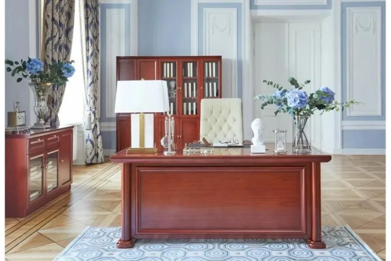 Scrivania direzionale in stile classico per ufficio PRESTIGE B620 1,7 Metri