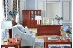 Scrivania direzionale in stile classico per ufficio PRESTIGE B620 1,7 Metri