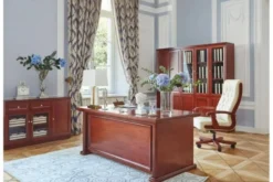 Scrivania direzionale in stile classico per ufficio PRESTIGE B620 1,7 Metri