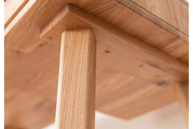 Scrivania in rovere massello naturale oliato