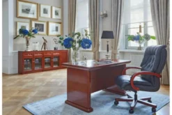 Scrivania in stile classico per ufficio PRESTIGE B620 1,5 Metri
