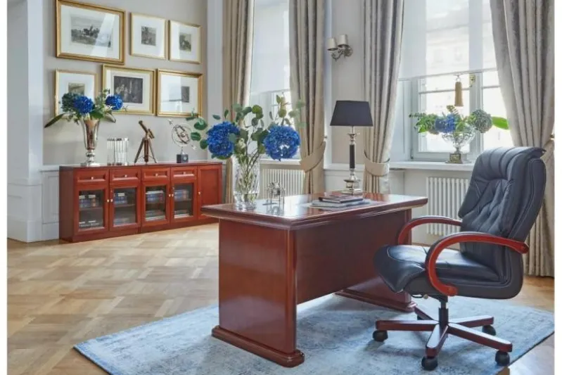 Scrivania in stile classico per ufficio PRESTIGE B620 1,5 Metri