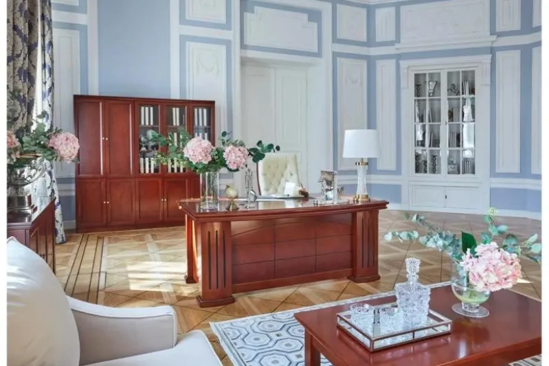 Scrivania ufficio classica PRESTIGE B610 1,8 Metri