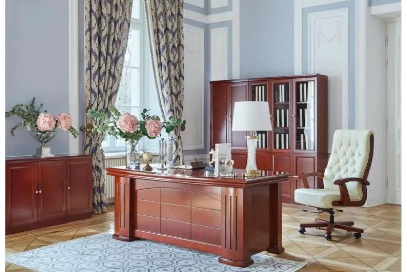 Scrivania ufficio classica PRESTIGE B610 1,8 Metri