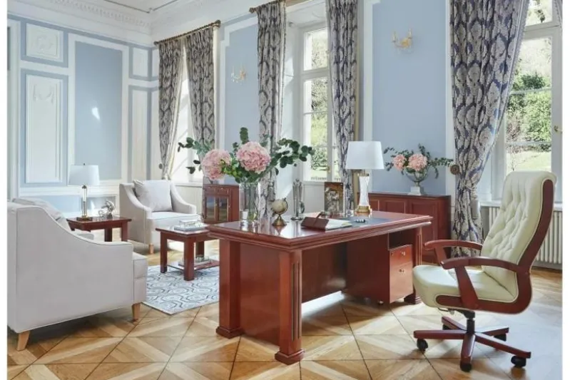 Scrivania ufficio classica PRESTIGE B610 1,8 Metri