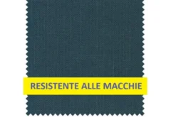 Sedia blu scuro imbottita gambe massello di faggio BRESSO