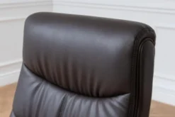 Sedia da conferenza Comforte in pelle Marrone