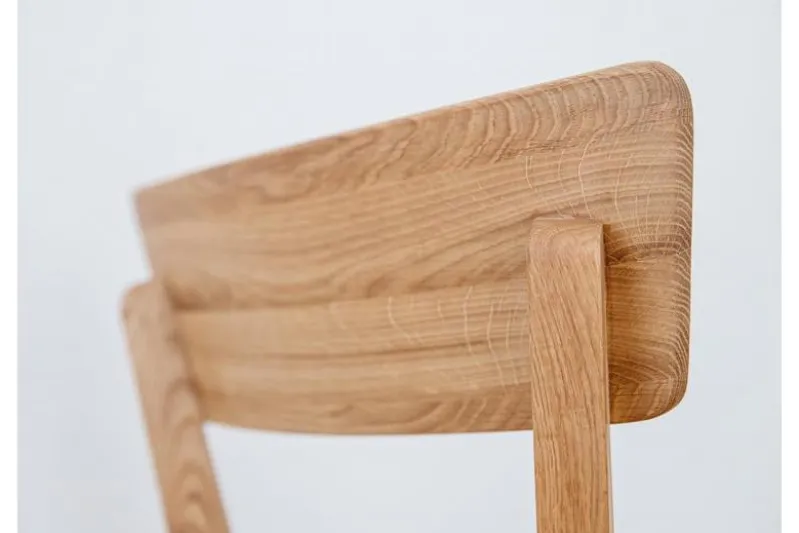 Sedia da pranzo rovere massello oliato LEON