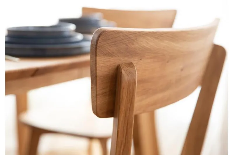 Sedia da pranzo rovere massello oliato LEON