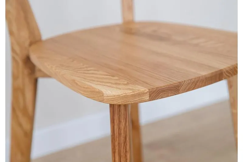 Sedia da pranzo rovere massello oliato LEON