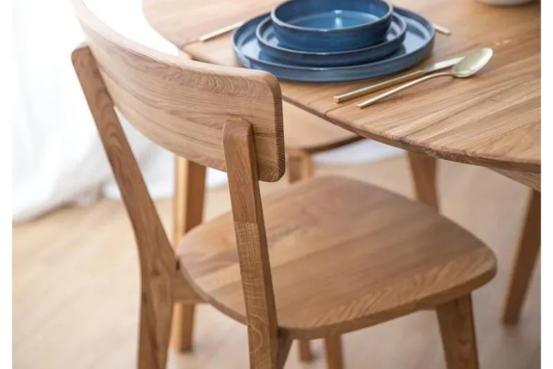 Sedia da pranzo rovere massello oliato LEON