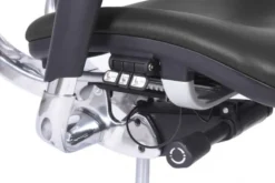 Sedia ergonomica da ufficio Ergo 800 in pelle colore Nero