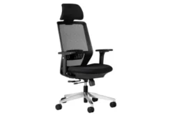 Sedia ergonomica ufficio nera SPECTRUM