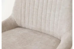 Sedia imbottita da tavolo beige BARI