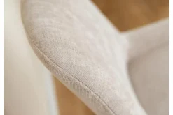 Sedia imbottita da tavolo beige BARI