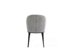 Sedia imbottita grigia design moderno SIENA