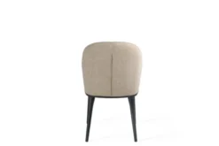 Sedia in tessuto beige imbottita SIENA