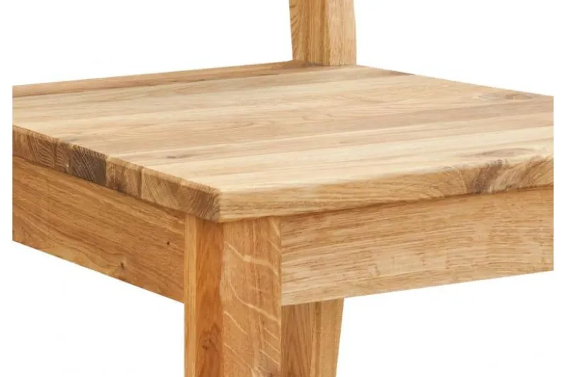 Sedia legno massello di rovere nodato VERTO