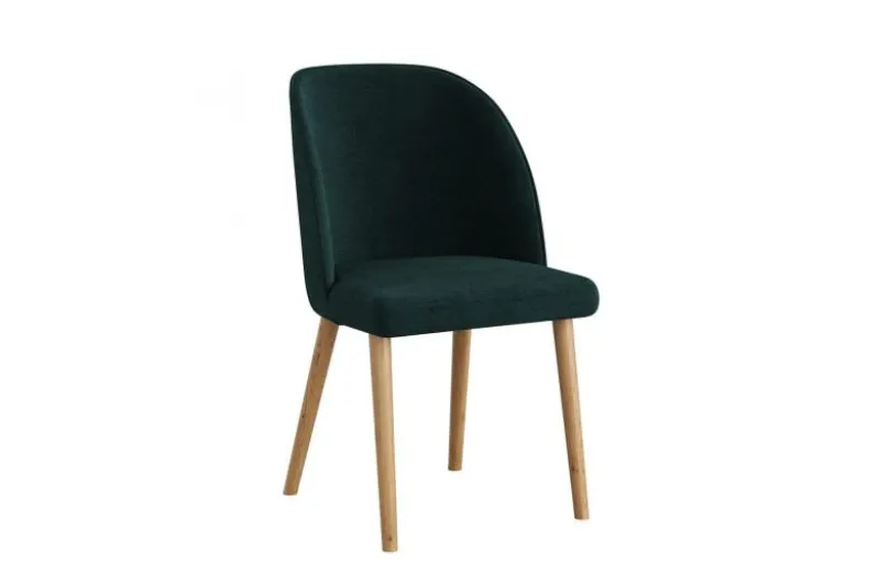 Sedia poltroncina imbottita verde OLBIA