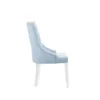 Sedia provenzale velluto blu trapuntata PRINCESS 83