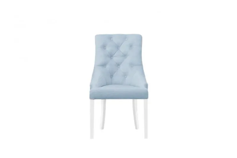 Sedia provenzale velluto blu trapuntata PRINCESS 83