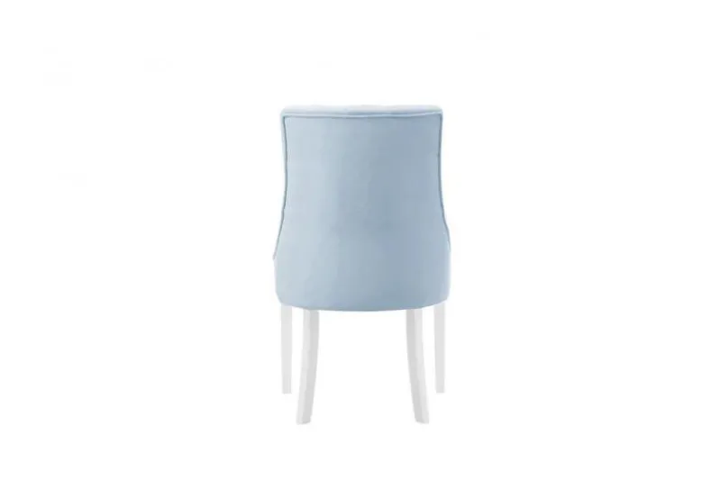 Sedia provenzale velluto blu trapuntata PRINCESS 83