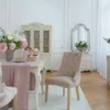Sedia rosa imbottita provenzale gambe faggio PRINCESS 83