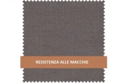 Sedia rovere massello con seduta grafite imbottita LEON