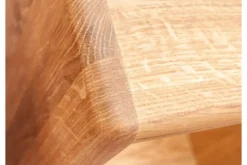Set 3 mensole legno naturale massello di rovere oliato