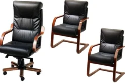Set poltrone ufficio presidenziale + 2 ospiti IURIS