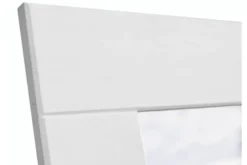 Specchiera shabby chic pino massello bianco
